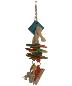 Adventure Bound Sneaker Shoe Hanger Parrot Toy